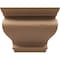 Ekena Millwork 11"W x 22"D x 11"H Wide Scroll Rough Cedar Woodgrain TimberThane Corbel, Primed Tan CORUR11X22X11SCRRCPR - alternate 4